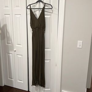 Lulus Army Green Maxi Dress